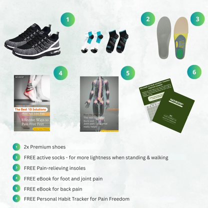 Pain-relieving women's sneaker with a professional feel - ErgoStep Pro