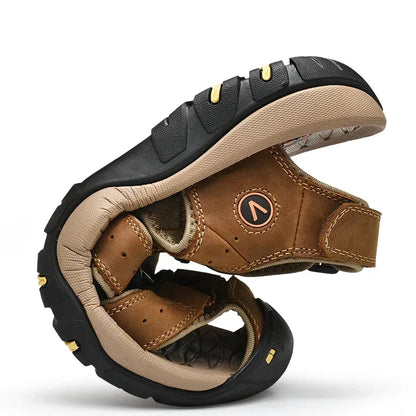 Ergonomic Orthopaedic Men's Sandals for Pain Relief - FlexStep